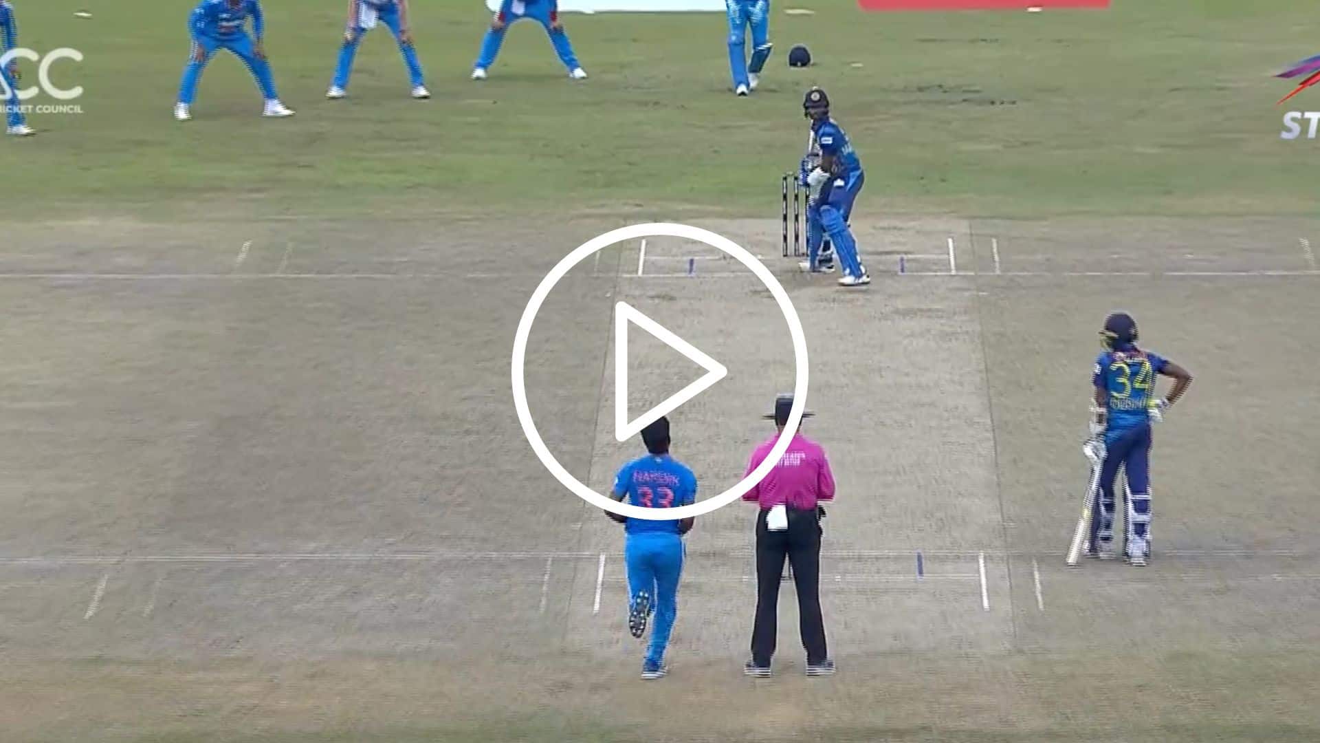 [Watch] Hardik Pandya Cleans Up Sri Lanka For 50 With Final Two Wickets
